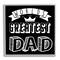 Stupell Industries Worlds Greatest Dad Cool Varied Typography Crown Design Framed Giclee Art